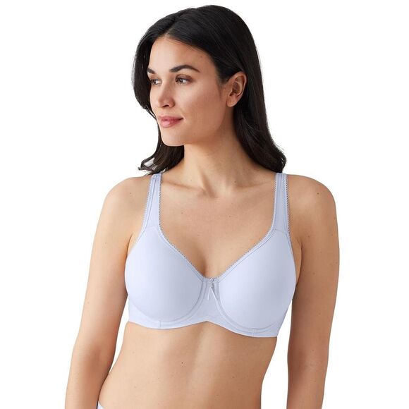 WACOAL NWT Basic Beauty Underwire T-Shirt Bra BLUE 44DD - Picture 1 of 4